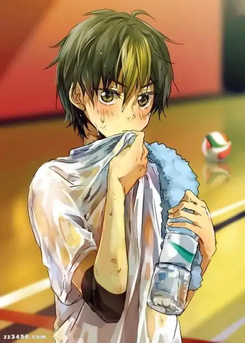 唯美意境# 动漫帅气男生 ～美男儿～组图 手绘插画 人物 风景 暖心