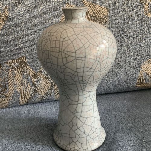 宋代哥窑金丝铁线美梅瓶!