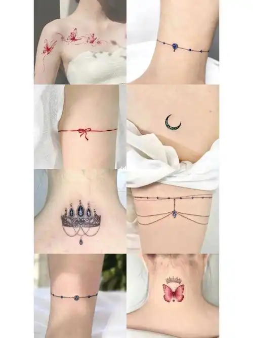 个性生命线吊坠纹身图案武汉纹身大咖刺青