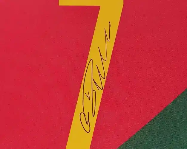 c罗 罗纳尔多 亲笔签名 2022世界杯葡萄牙队足球服球衣 - 抖音