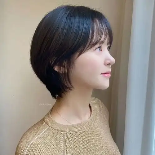 简单又时尚的挂耳短发,清爽利落又好看-时尚-打赏天使