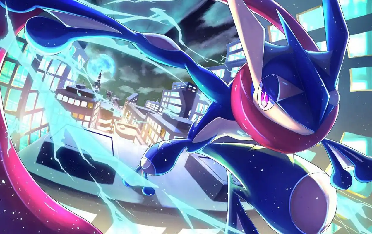 pokemon 甲贺忍蛙和捷拉奥拉!谁更帅 每日壁纸 甲贺忍蛙vs捷拉奥拉