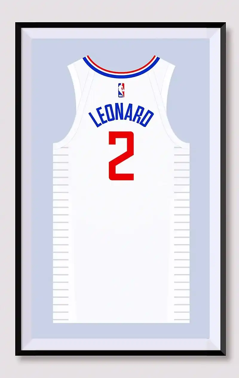 nba洛杉矶快船卡哇伊莱昂纳德球衣壁纸