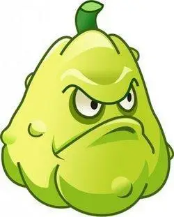 植物大战僵尸里面的原始豌豆射手简笔画