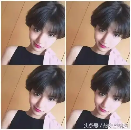 大脸女生适合的中分短发(简约清新又修脸)(50)