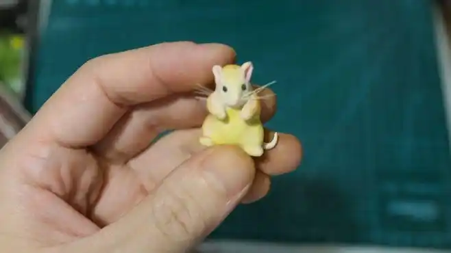 小小仓鼠吃货一个,手工益智diy过程,粘土软陶-母婴亲子视频-搜狐视频