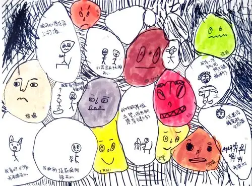 其它 第十二课 色彩感受和情感表达③ 《我的情绪颜色》 写美篇包子画