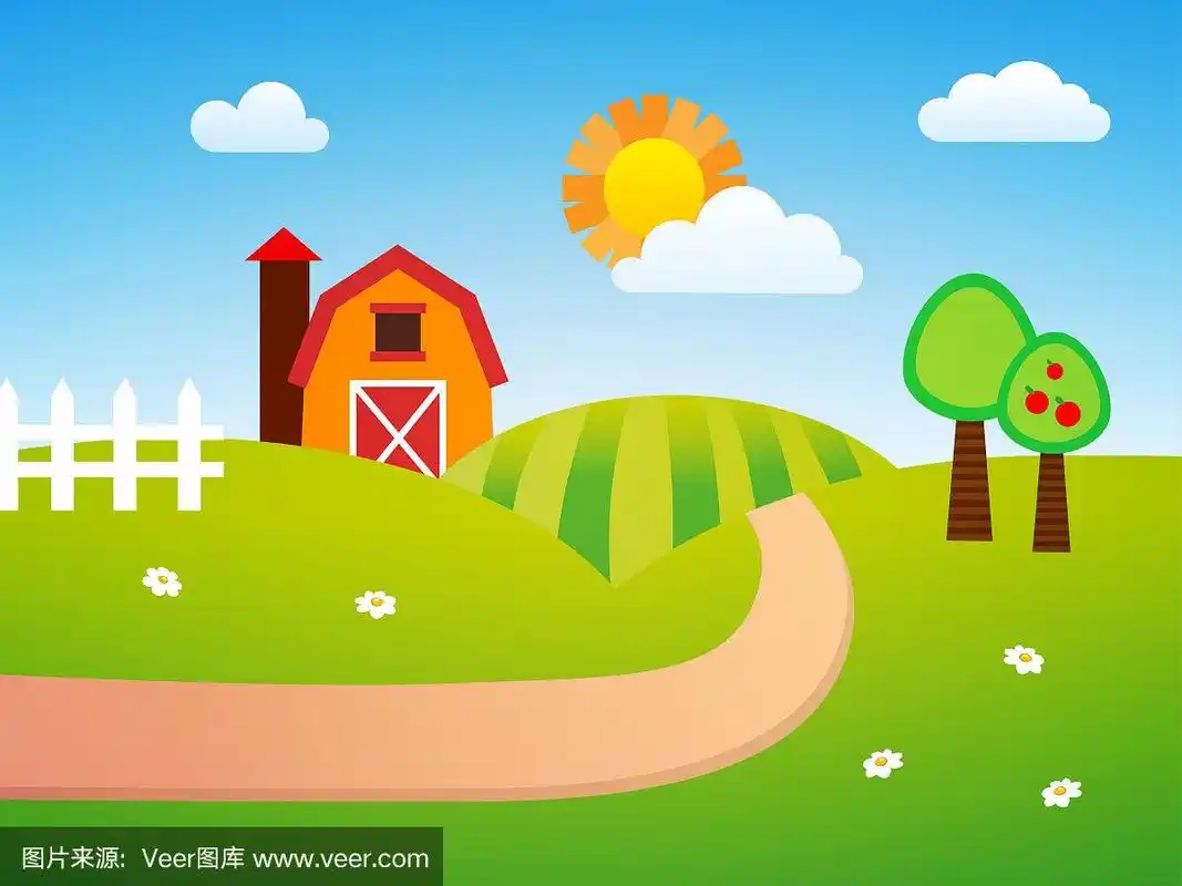 农场,背景,天空,艺术,水平画幅