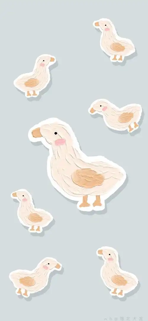 小清新ins/油画插画/锁屏壁纸/可爱套图/简约壁纸/文字壁纸/卡通情侣