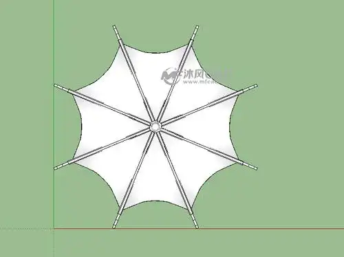 八角亭戏台模型