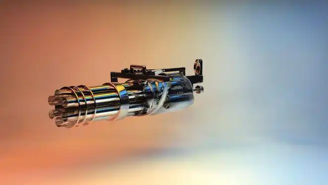 加特林又是枪又是炮此乃神器哒哒哒哒冒蓝火