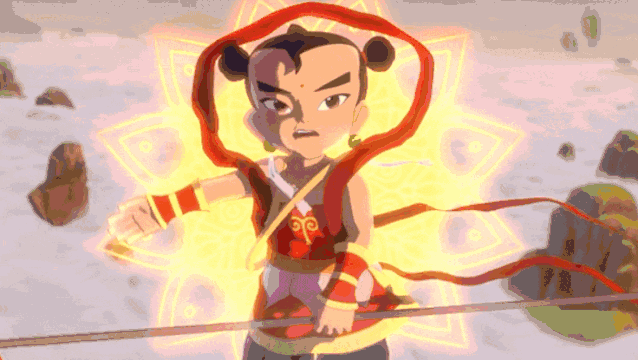 非联动真在拍哪吒与变形金刚中连石矶娘娘也有专属机甲