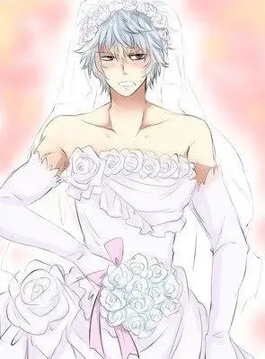 动漫男神穿婚纱的样子真的很美,我一个女生看了都想娶回家