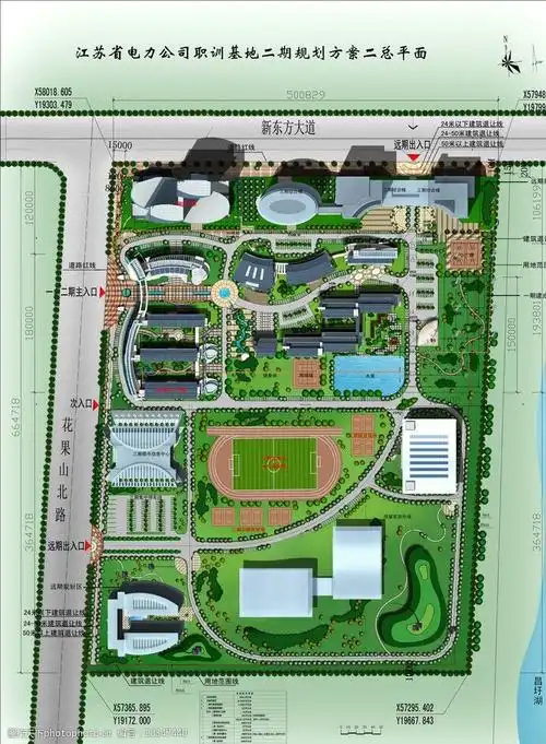 建筑总平面图图片