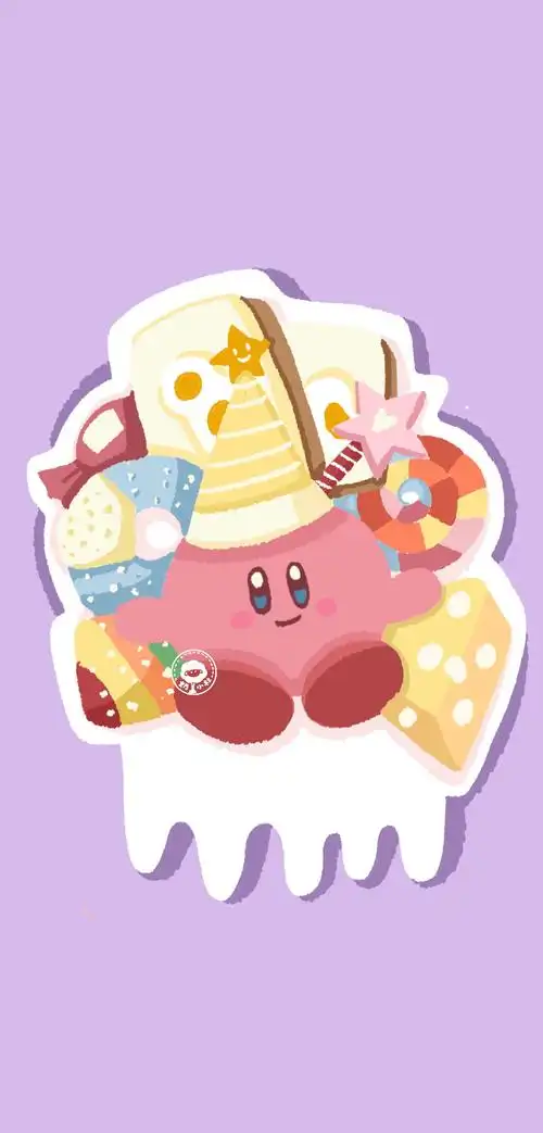 少女心可爱卡通零食手机壁纸