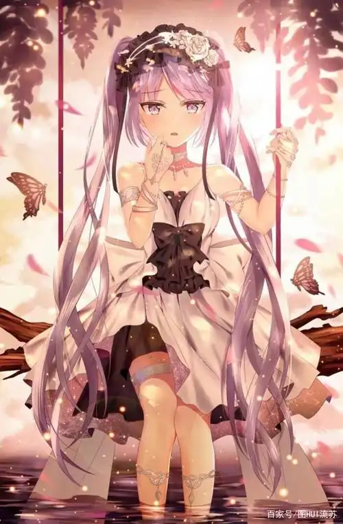 二次元动漫女生壁纸 蝴蝶少女系列