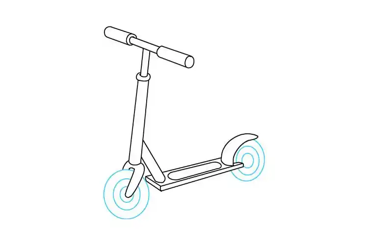 儿童滑板车怎么画-图9