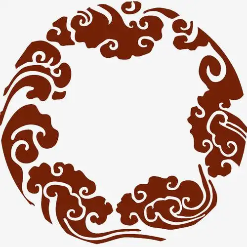 中国风红色云纹免抠素材免费下载_觅元素51yuansu.com