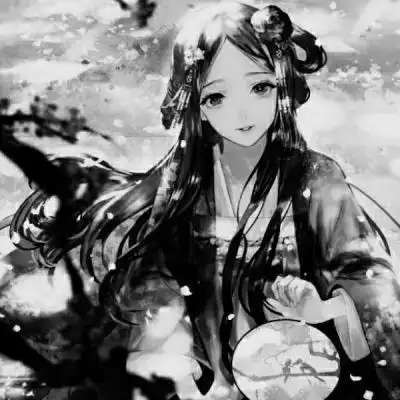 冷酷动漫头像女生图片霸气黑暗系古风头像