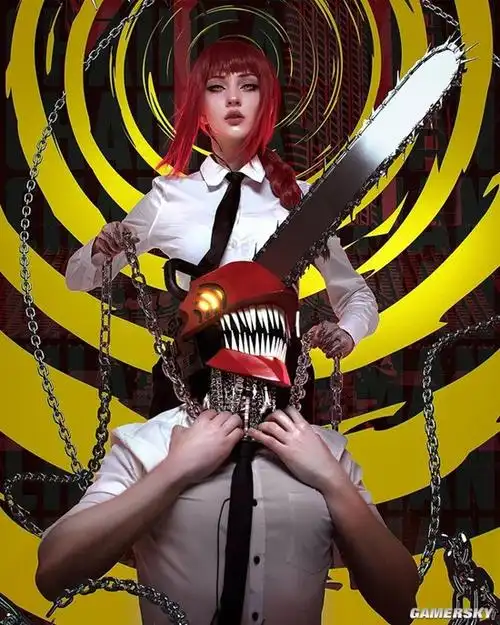 cosplay图赏:俄妹cos《电锯人》蕾塞 炸弹恶魔特效拉满|游民星空