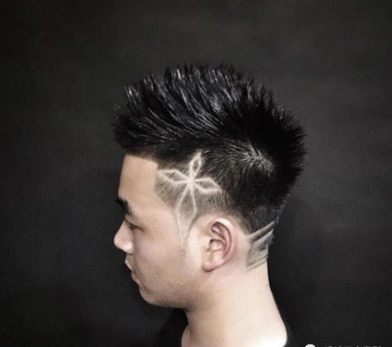 男士"刻痕"发型,帅气又有型!