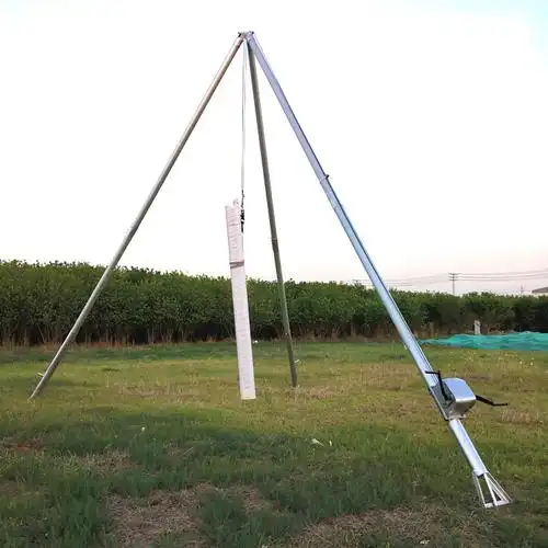 通信杆铝合金立杆机电力三角立杆神器人字抱杆水泥立电杆工具扒杆配件