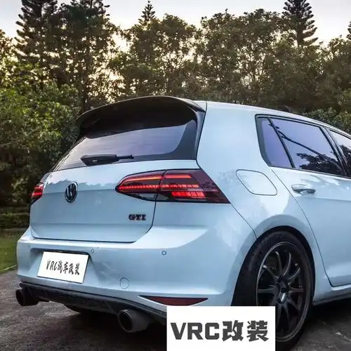 高尔夫改装尾翼专用大众19款打孔定风装饰件尾翼