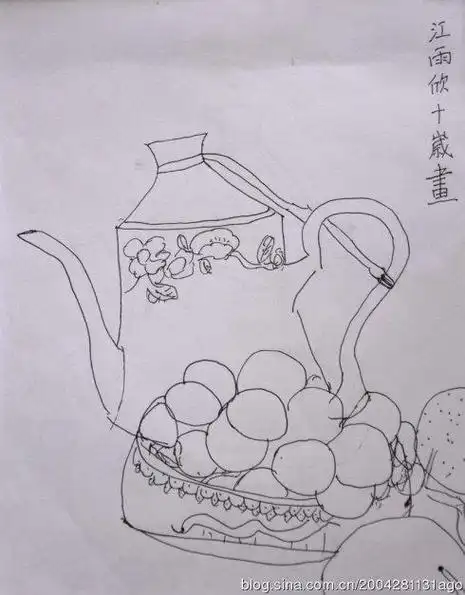 静物花简笔画