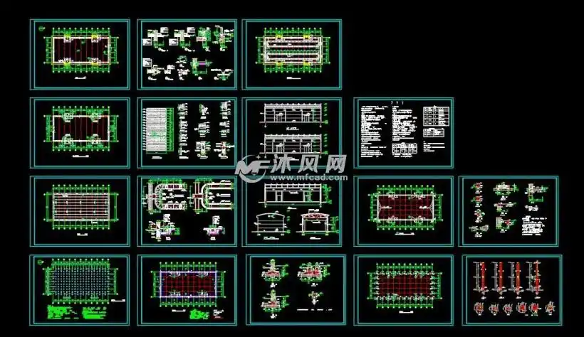 某15米跨钢筋混凝土装粮仓结构设计图