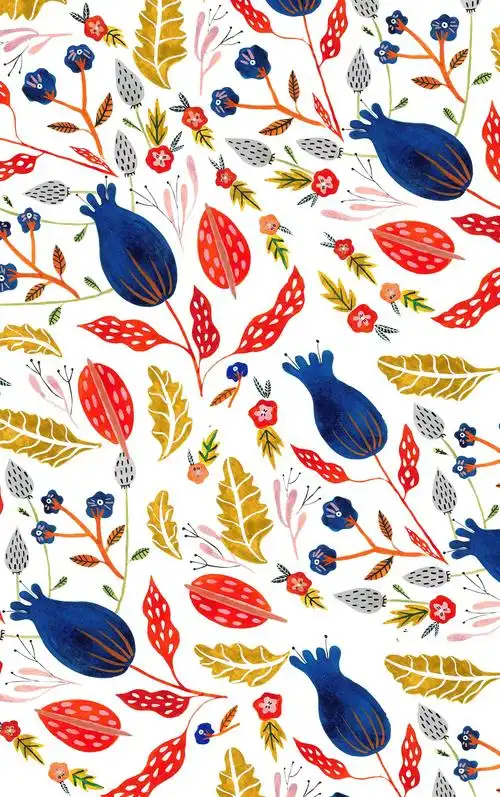 插画花卉图案byiisam02nttinen