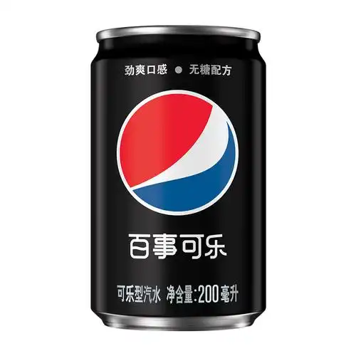 百事可乐迷你罐可乐无糖200ml24罐装