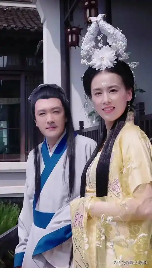 黄圣依杨子重现天仙配中造型,黄圣依没变,杨子发胖被指像老奶奶_董永