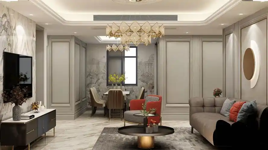 烟台柯鹿装饰:金地浅山艺境现代轻奢装修效果图