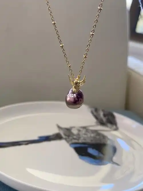 澳洲珍珠饰品顶级七彩牛油果天使吊坠
