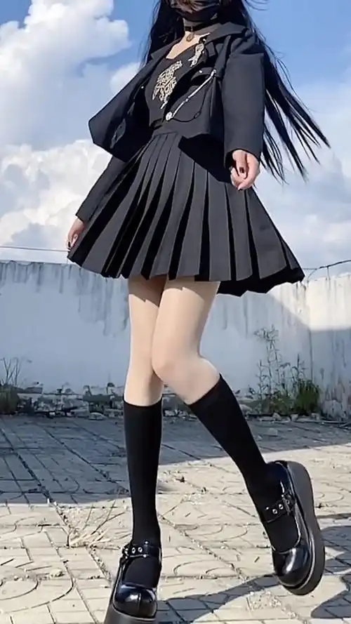 衣品好的女孩子,长得都挺好看吧.#jk小姐姐