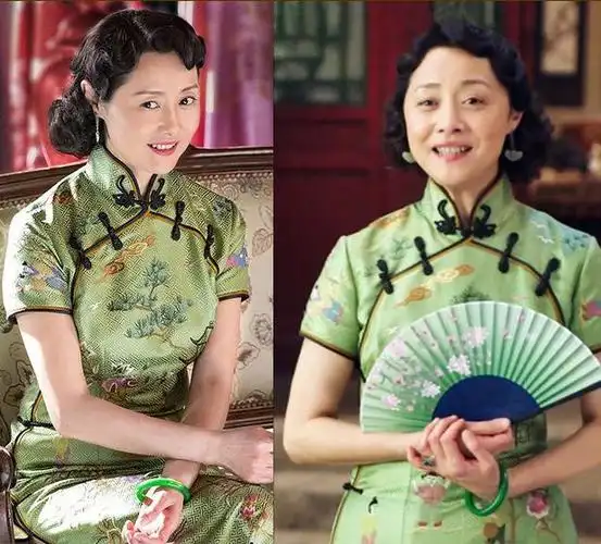 刘蓓《芝麻胡同》旗袍太有品!中年妈妈旗袍的正确示范,学起来吧