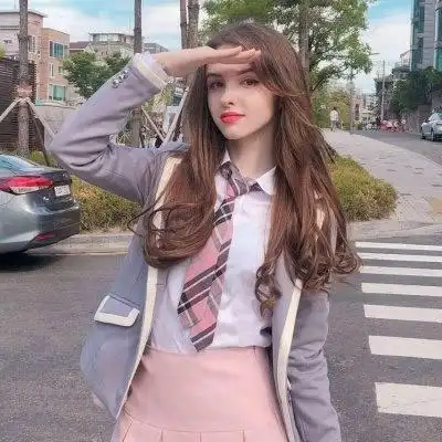 侧脸女王范外国女人头像