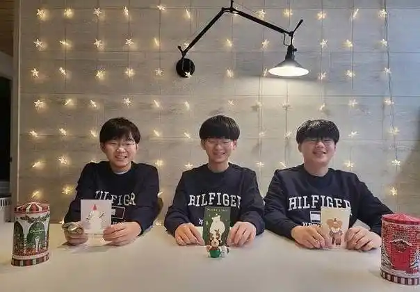 宋家三胞胎近照曝光笑容灿烂憨态可掬