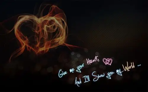 浪漫表达爱情方式爱的心形图片电脑桌面壁纸 第二辑