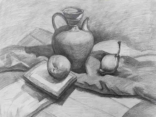 素描五级优秀作品