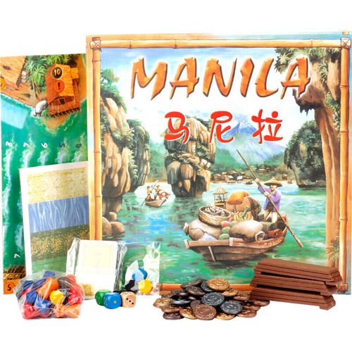 马尼拉桌游高质量精装中文版休闲聚会策略卡牌游戏 马尼拉