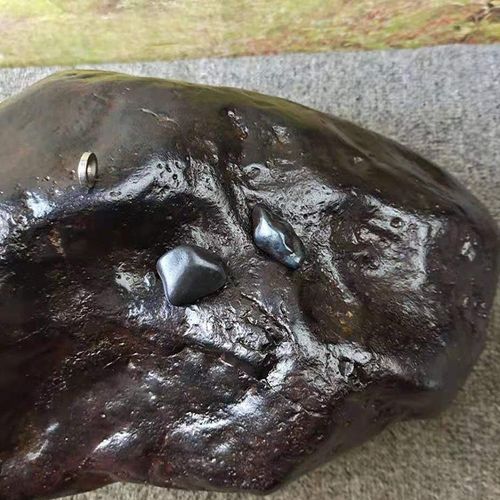 大陨石镍铁陨石原石天然陨星能量奇石修真火流星灵石把件风水石