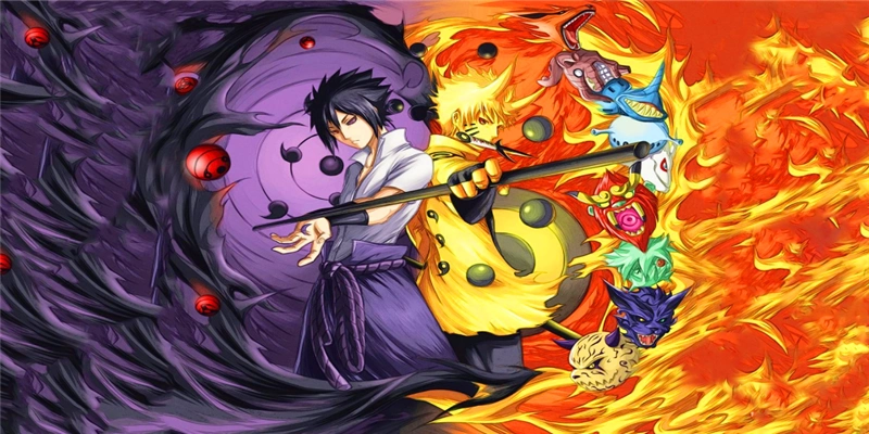 鸣人不开仙人模式不用九尾之力,佐助不开写轮眼,谁厉害?