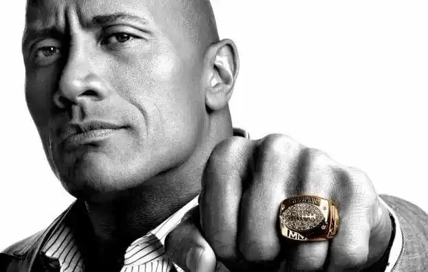 好莱坞,    巨石强森绝对算得上是肌肉爆棚,   荷尔蒙四溢的硬汉猛男