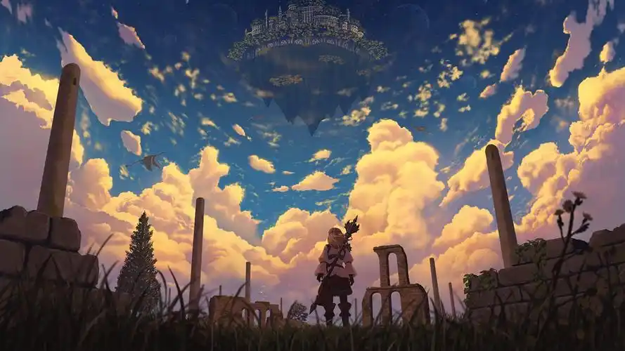 精美二次元动漫风景插画桌面壁纸