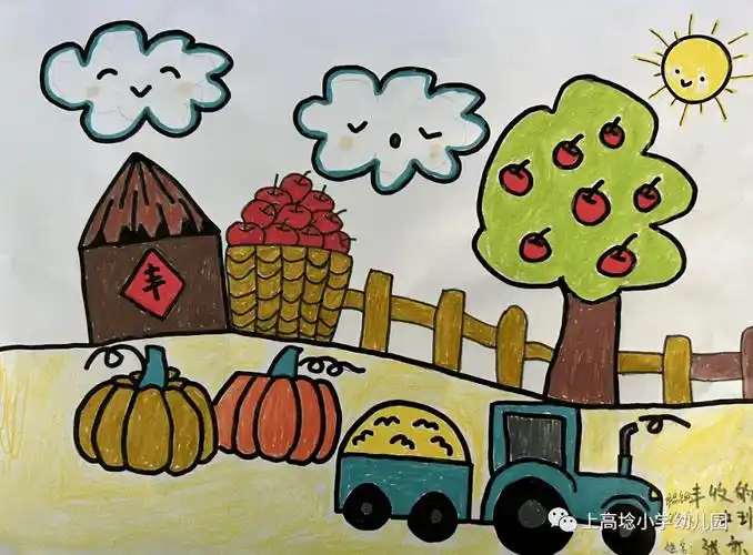 《丰收的秋天》班级:中班作者:张亦凡编号:z-06主题:《稻谷丰收》班级