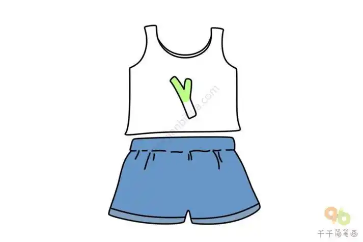 各种衣服简笔画-斯博鲁儿童画小男生夏天的衣服简笔画简单儿童衣服简