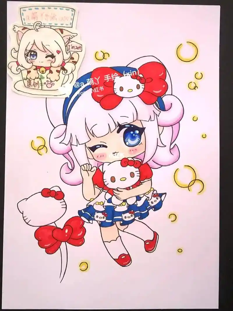 手绘 #q版人物 #迷你世界#爱画画的孩子 #绘画 #一起 - 抖音