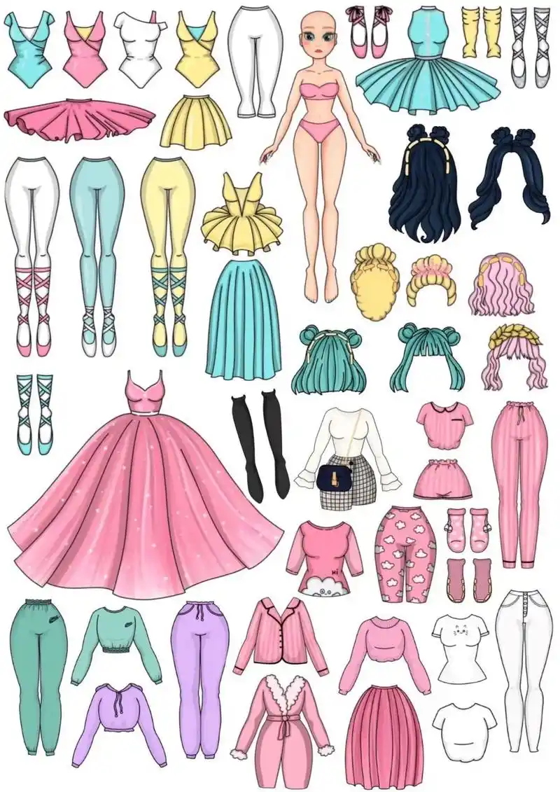 换装娃娃换装贴纸素材更新,主页更多,看置顶 转载