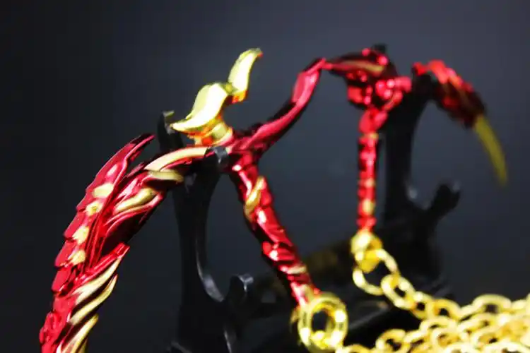 唐三八蛛魂骨斗罗大陆周边 唐三的八蛛矛外附魂骨进化版合金模型武魂